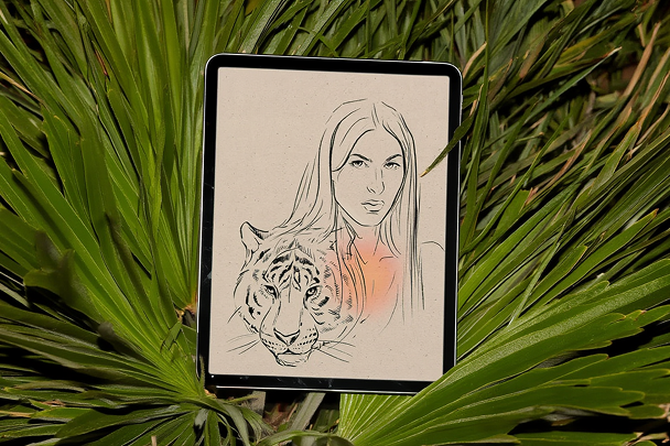 Custom illustrated keepsake for Mizata resort guests