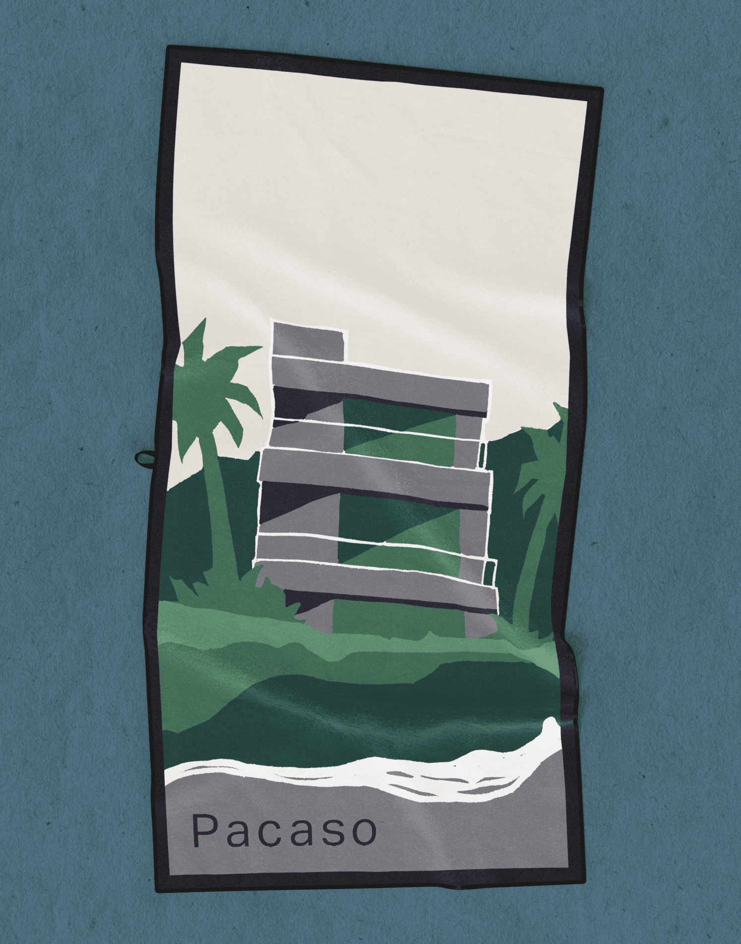 A finished piece from the pacaso-all-hands event